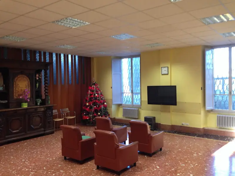 Il salotto comune con le poltrone